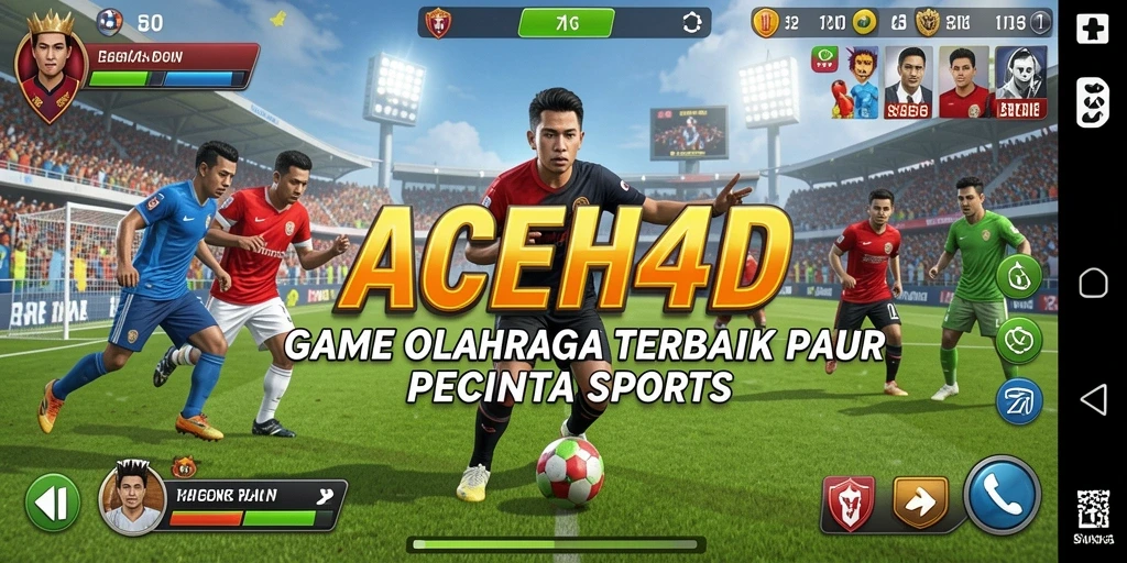 Screenshot utama ACEH4D menampilkan gameplay seru dari berbagai olahraga.
