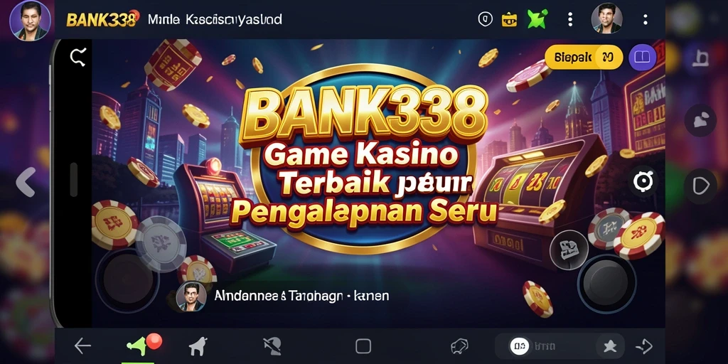Gameplay menyenangkan dari BANK338 dengan berbagai permainan Kasino.