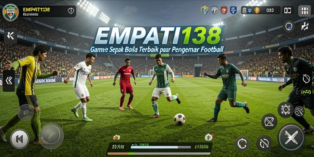 Tampilan gameplay menarik dari EMPATI138 dengan aksi sepak bola yang seru.