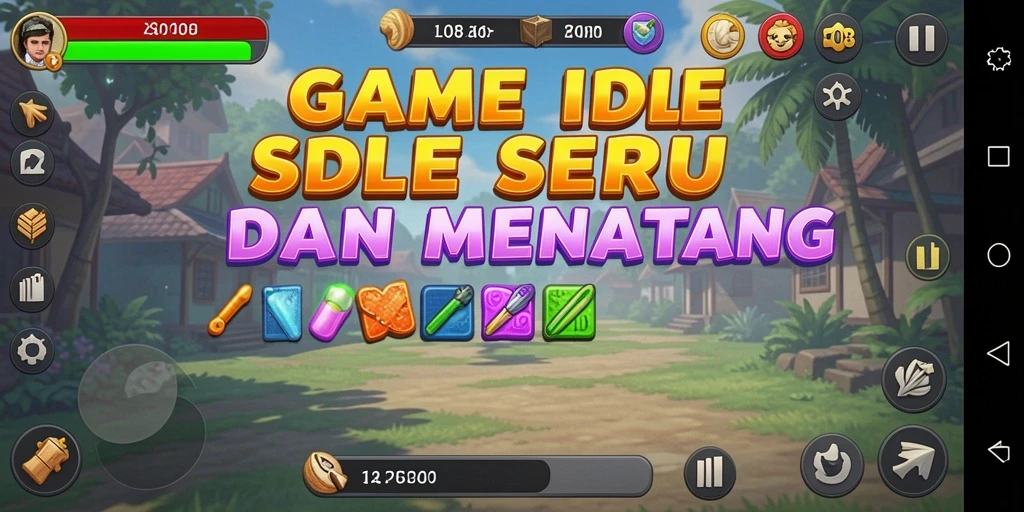 Tampilan gameplay F08 yang menarik dengan elemen Idle yang seru.