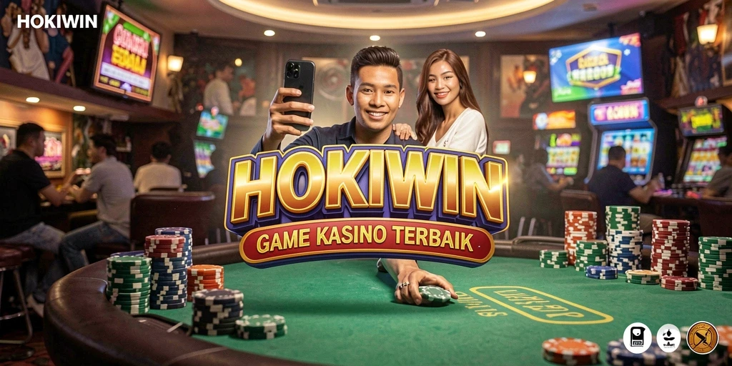 Gambaran gameplay HOKIWIN yang mendebarkan di kasino virtual.