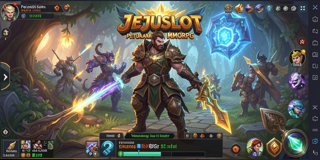 Tampilan gameplay seru dalam dunia fantasi JEJUSLOT.