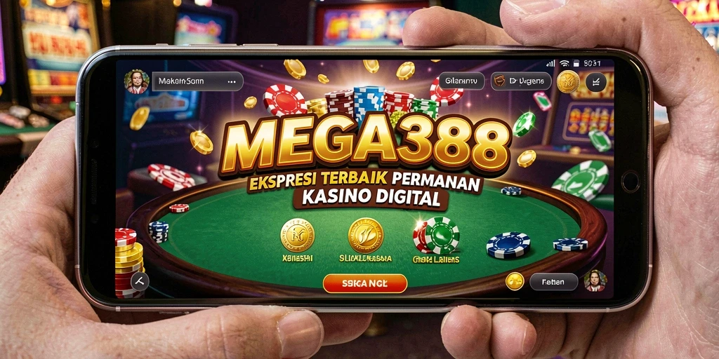 Tampilan antarmuka permainan Kasino MEGA388 yang menarik dan interaktif.