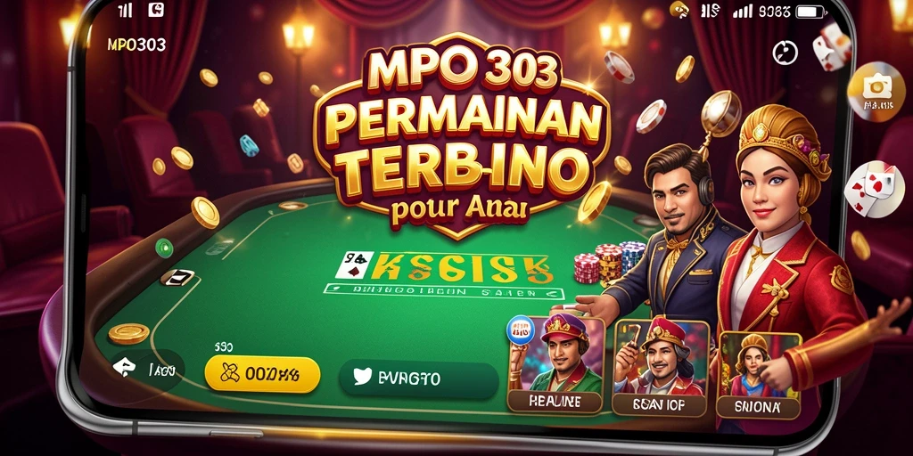 Tampilan gameplay seru MPO303 dengan berbagai permainan Kasino.