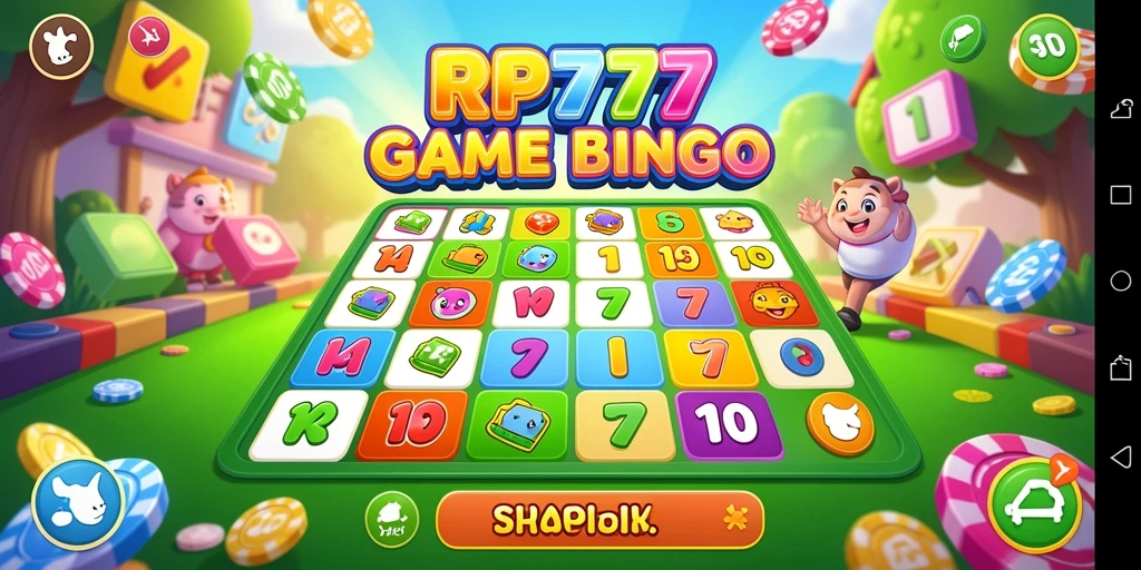 Tampilan gameplay Bingo seru di RP777, penuh tantangan dan kesenangan.