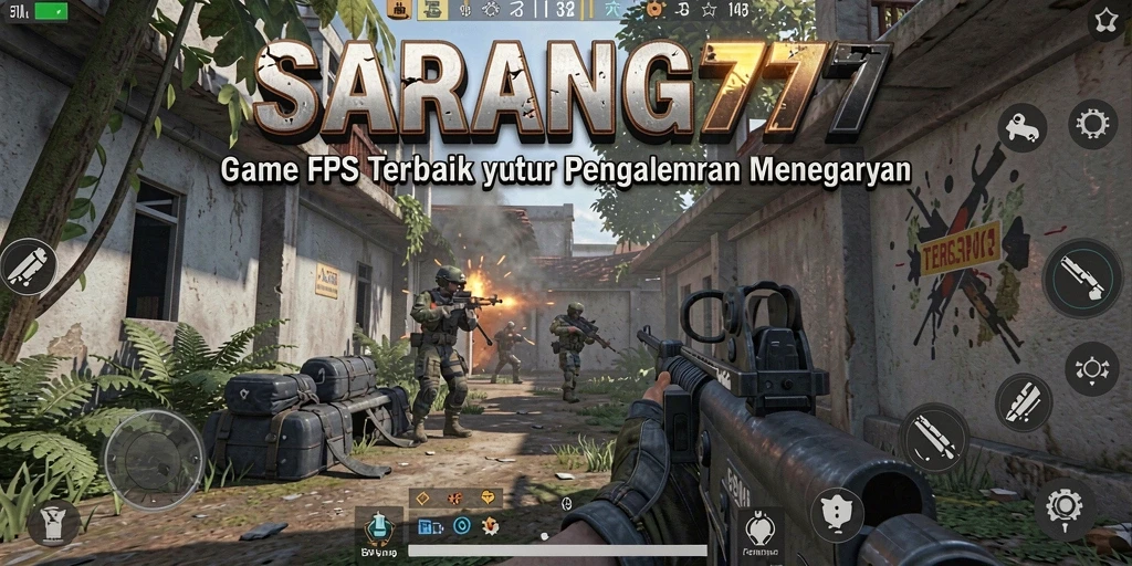 Screenshot SARANG777 menampilkan aksi tembak-menembak yang mendebarkan.