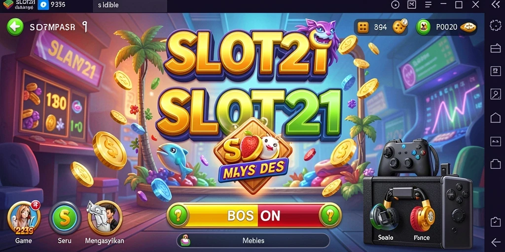 Tampilan gameplay SLOT21 yang menarik dan mengasyikkan dalam suasana Idle.