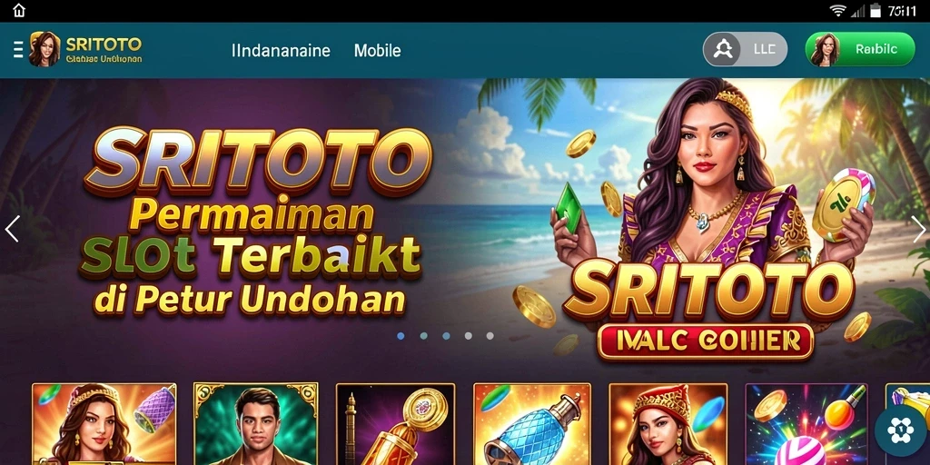 Screenshot gameplay SRITOTO yang menampilkan tampilan menarik dari slot yang dimainkan.