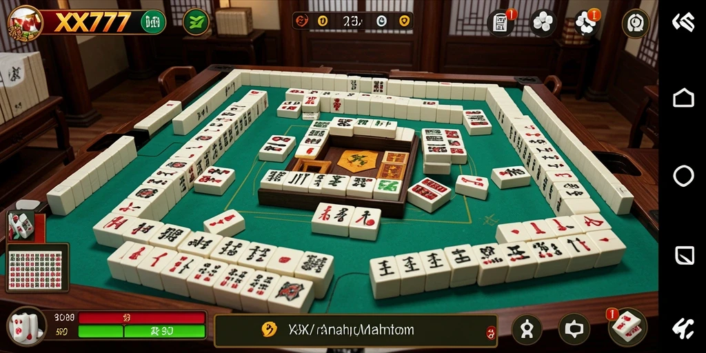 Screenshot menunjukkan gameplay Mahjong yang menantang dan menarik.